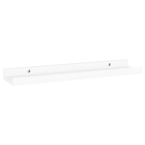 vidaXL Wall Shelves 4 pcs White 40x9x3 cm