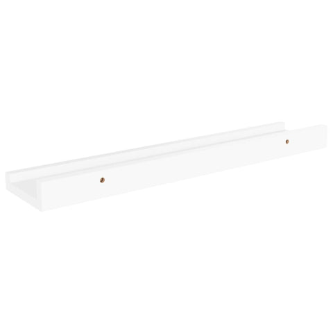 vidaXL Wall Shelves 4 pcs White 40x9x3 cm