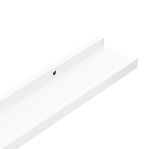 vidaXL Wall Shelves 4 pcs White 40x9x3 cm