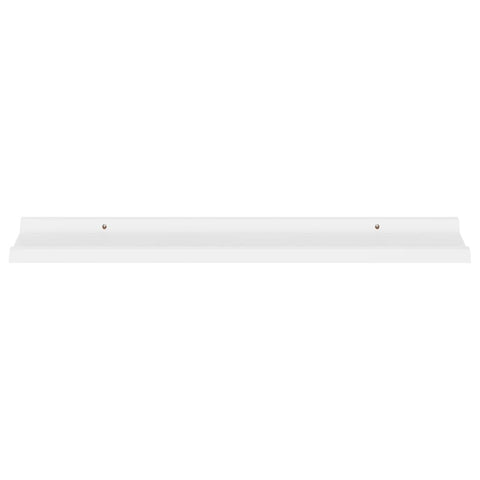 vidaXL Wall Shelves 4 pcs White 80x9x3 cm