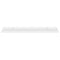 vidaXL Wall Shelves 4 pcs White 80x9x3 cm
