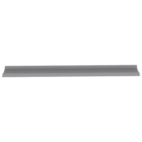 vidaXL Wall Shelves 2 pcs Grey 115x9x3 cm