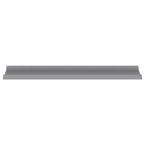 vidaXL Wall Shelves 4 pcs Grey 80x9x3 cm