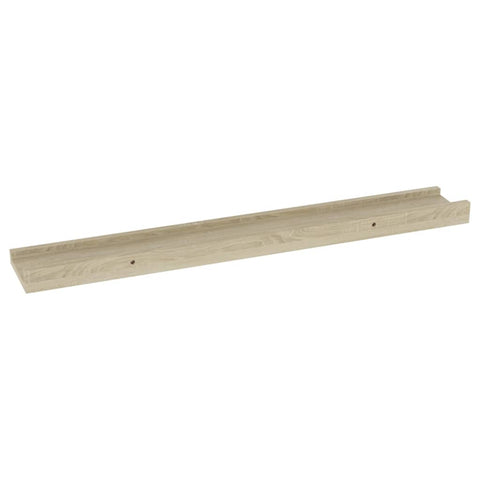 vidaXL Wall Shelves 2 pcs Sonoma Oak 60x9x3 cm