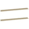 vidaXL Wall Shelves 2 pcs Sonoma Oak 115x9x3 cm
