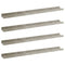 vidaXL Wall Shelves 4 pcs Concrete Grey 80x9x3 cm