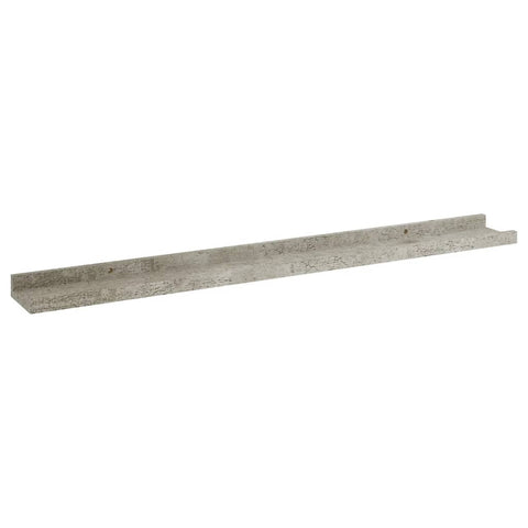 vidaXL Wall Shelves 4 pcs Concrete Grey 80x9x3 cm