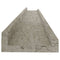 vidaXL Wall Shelves 4 pcs Concrete Grey 80x9x3 cm