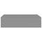 vidaXL Wall-mounted Drawer Shelf Grey 40x23.5x10cm MDF