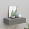 vidaXL Wall-mounted Drawer Shelf Grey 40x23.5x10cm MDF