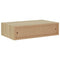 vidaXL Wall-mounted Drawer Shelves 2 pcs Oak 40x23.5x10cm MDF