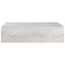 vidaXL Wall-mounted Drawer Shelf Concrete Grey 40x23.5x10cm MDF