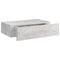 vidaXL Wall-mounted Drawer Shelf Concrete Grey 40x23.5x10cm MDF