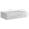 vidaXL Wall-mounted Drawer Shelf Concrete Grey 40x23.5x10cm MDF