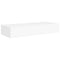 vidaXL Wall-mounted Drawer Shelves 2 pcs White 60x23.5x10cm MDF