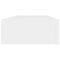vidaXL Wall-mounted Drawer Shelves 2 pcs White 60x23.5x10cm MDF