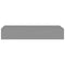 vidaXL Wall-mounted Drawer Shelves 2 pcs Grey 60x23.5x10cm MDF