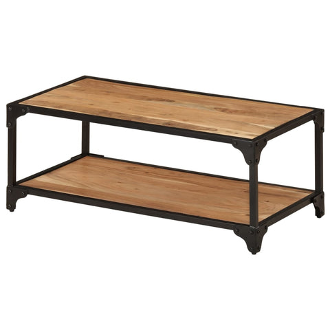 vidaXL Coffee Table 90x45x35 cm Solid Acacia Wood