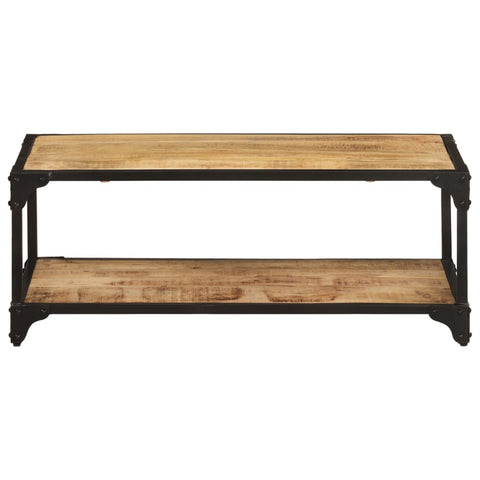 vidaXL Coffee Table 90x45x35 cm Solid Rough Mango Wood
