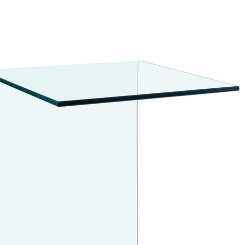 vidaXL Side Table 40x40x60 cm Tempered Glass