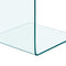 vidaXL Side Table 40x40x60 cm Tempered Glass