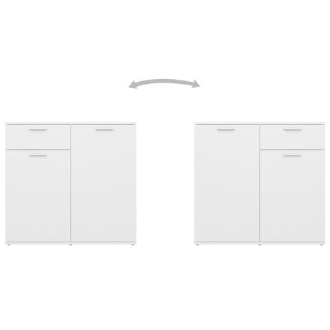 vidaXL Sideboard White 160x36x75 cm Engineered Wood