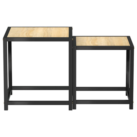 vidaXL Tea Tables 2 pcs MDF Sonoma Oak
