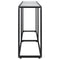 vidaXL Console Table Transparent 160x35x75.5cm Tempered Glass