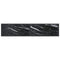 vidaXL Console Table Black Marble 160x35x75.5cm Tempered Glass