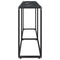 vidaXL Console Table Black Marble 180x35x75.5cm Tempered Glass