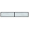 vidaXL Console Table White Marble 200x35x75.5cm Tempered Glass
