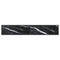 vidaXL Console Table Black Marble 200x35x75.5cm Tempered Glass