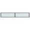 vidaXL Console Table White Marble 220x35x75.5cm Tempered Glass