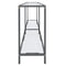 vidaXL Console Table Transparent 160x35x75.5 cm Tempered Glass