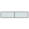vidaXL Console Table White 160x35x75.5 cm Tempered Glass