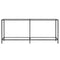 vidaXL Console Table Transparent 180x35x75.5 cm Tempered Glass