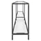 vidaXL Console Table Transparent 180x35x75.5 cm Tempered Glass