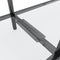 vidaXL Console Table Transparent 180x35x75.5 cm Tempered Glass