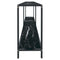 vidaXL Console Table Black 180x35x75.5 cm Tempered Glass