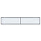 vidaXL Console Table White 200x35x75.5 cm Tempered Glass