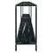 vidaXL Console Table Black 200x35x75.5 cm Tempered Glass