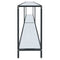 vidaXL Console Table White 220x35x75.5 cm Tempered Glass