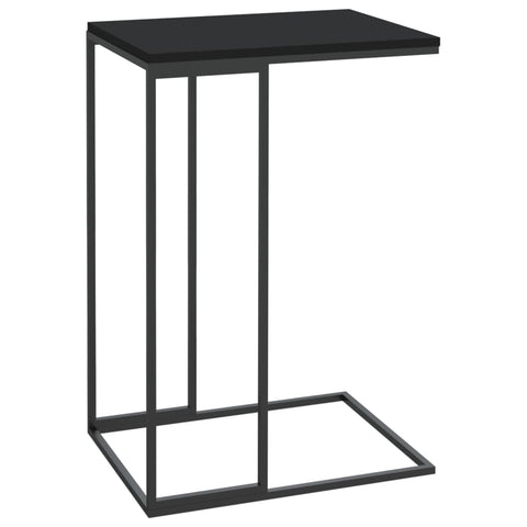 vidaXL Side Table Black 40x30x59 cm Engineered Wood
