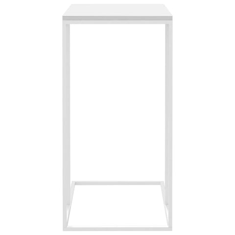 vidaXL Side Table White 40x30x59 cm Engineered Wood