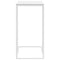 vidaXL Side Table White 40x30x59 cm Engineered Wood