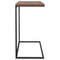 vidaXL Side Table Black 55x35x66 cm Engineered Wood