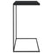 vidaXL Side Table Black 55x35x66 cm Engineered Wood