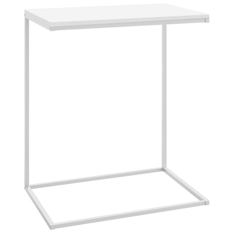 vidaXL Side Table White 55x35x66 cm Engineered Wood