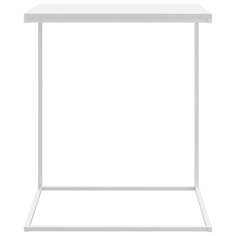 vidaXL Side Table White 55x35x66 cm Engineered Wood