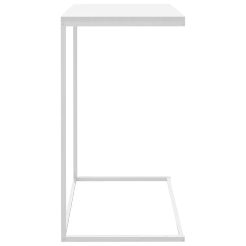 vidaXL Side Table White 55x35x66 cm Engineered Wood